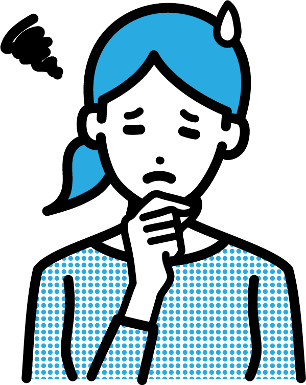 悩んでいる女性